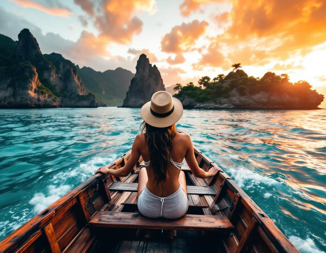 Voyage de Bali à Komodo en bateau, eaux bleues et îles sauvages, suggérant bali to komodo island.